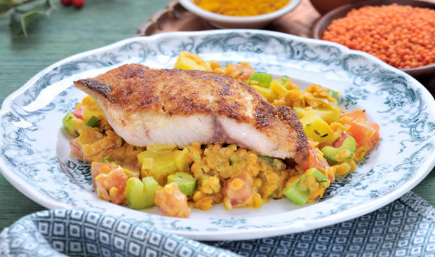 Bild: GUSTO / Koeb Ulrike Wels mit Currylinsen