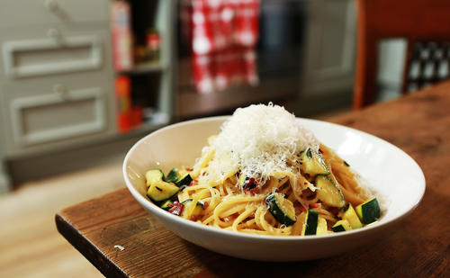 Bild: G+J Digital Products/Till Uhrig Zucchini-Carbonara