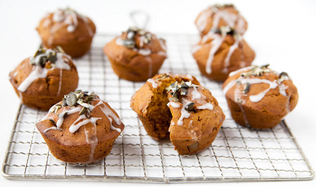 Bild: Eva Fischer / Foodtastic Kürbis-Muffin mit Birne