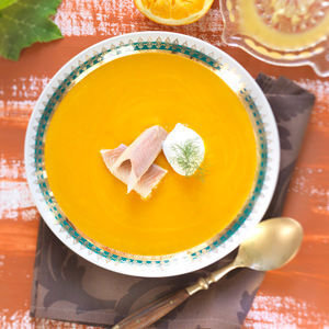 Kürbis-Orangensuppe 