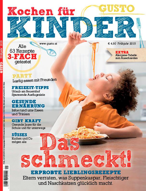 Bild: GUSTO Cover Kochen für Kinder
