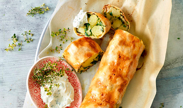 Bild: GUSTO / Dieter Brasch Petersil-Erdäpfelstrudel