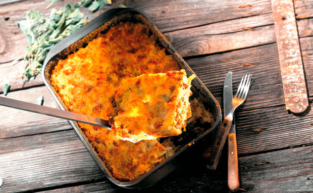 Überbackene Schinkenfleckerln • Rezept • GUSTO.AT