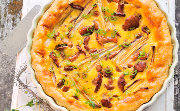 Eierschwammerl-Tarte