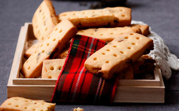 Shortbread mit Cranberries