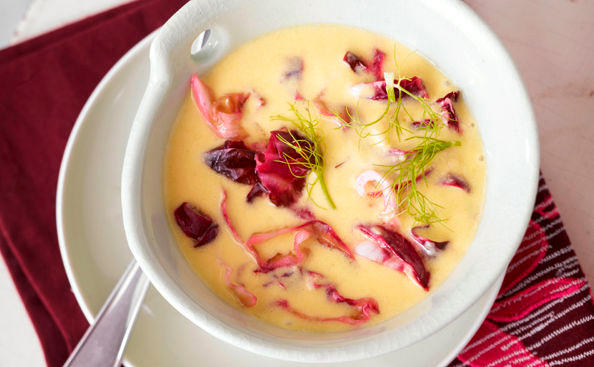 Fenchelsuppe mit Radicchio