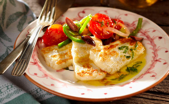 Ofengemüse mit Halloumi