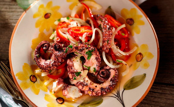 Oktopus-Salat • Rezept • GUSTO.AT