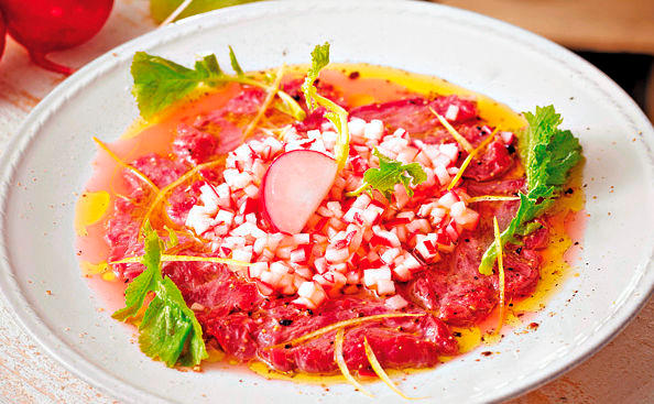 Rindsfilet mit Radieschen-Vinaigrette