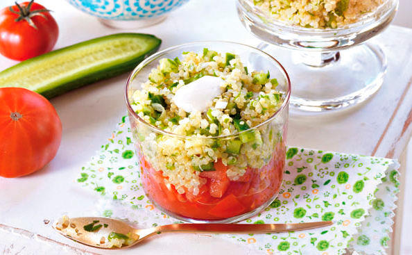 Quinoa-Gurken-Salat