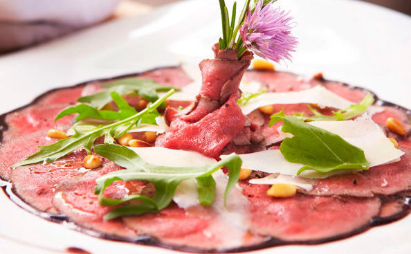 Wildschwein Carpaccio