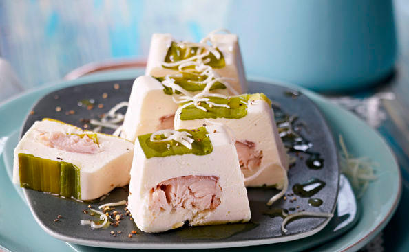 Frischkäse-Fisch-Terrine