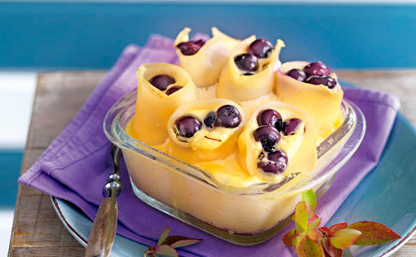 Cannelloni mit Beeren