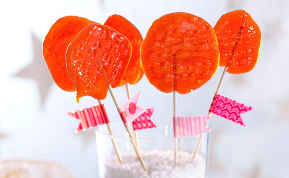 Himbeer-Zitronen-Lollies