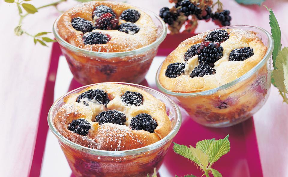 Gebackener Brombeer-Ricotta