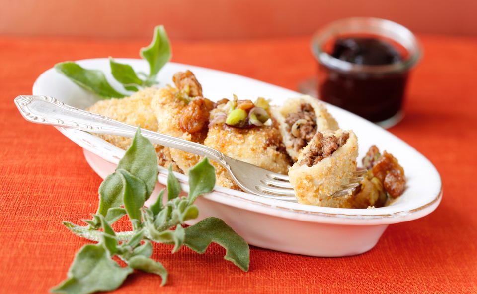 Pikante Powidltascherl mit Faschiertem • Rezept • GUSTO.AT