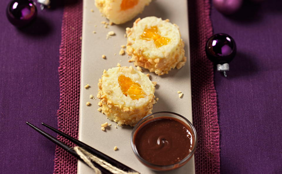 Milchreis-Mandarinen-Maki