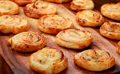 Bild: G+J Digital Products/Ulf Miers Blätterteig-Lachs-Schnecken