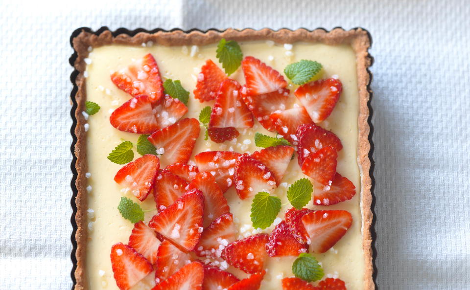 Erdbeer-Vanille-Tarte