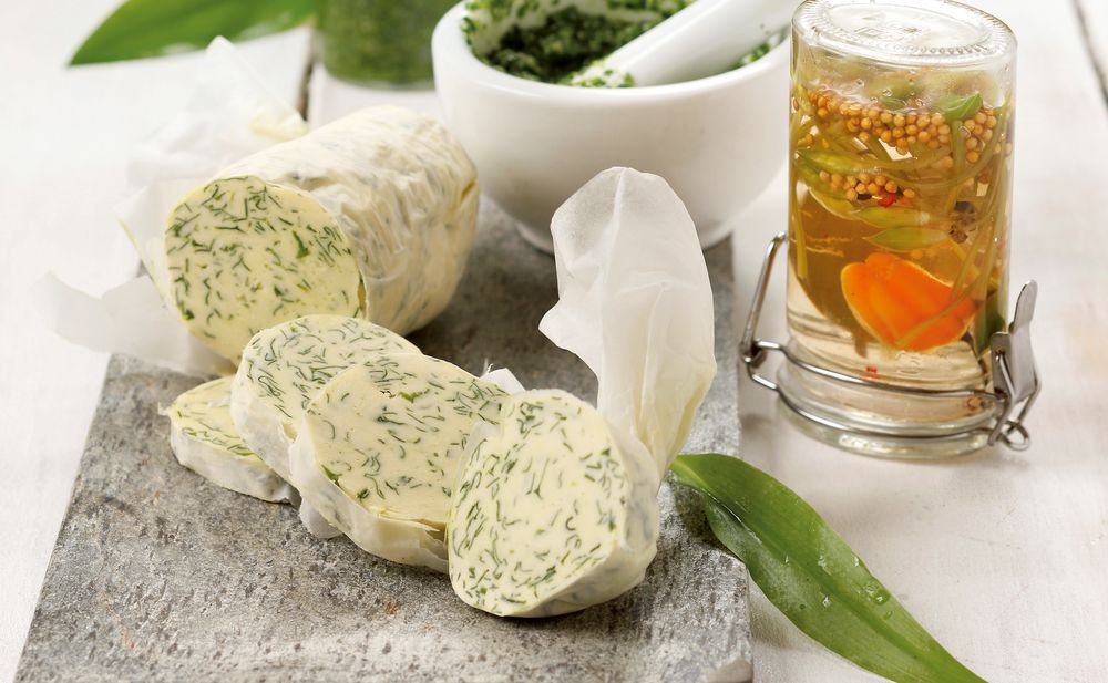 Bärlauchbutter - einfach selbstgemacht • Rezept • GUSTO.AT