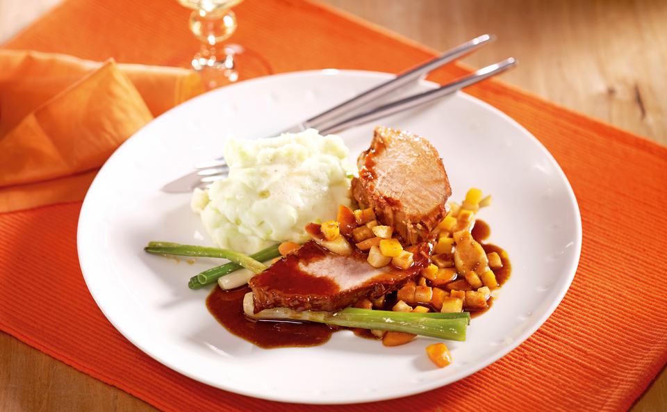 Kalbsbraten mit Wurzelgemüse • Rezept • GUSTO.AT