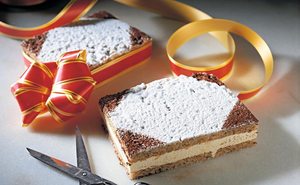 Miserable: Belgischer Mandelkuchen mit Vanillecreme