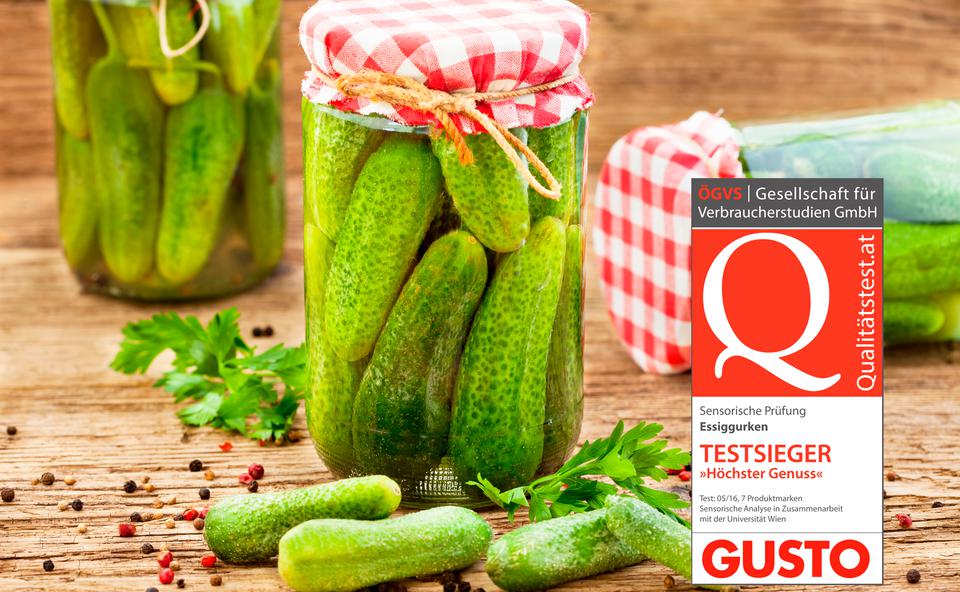 Essiggurken im Test