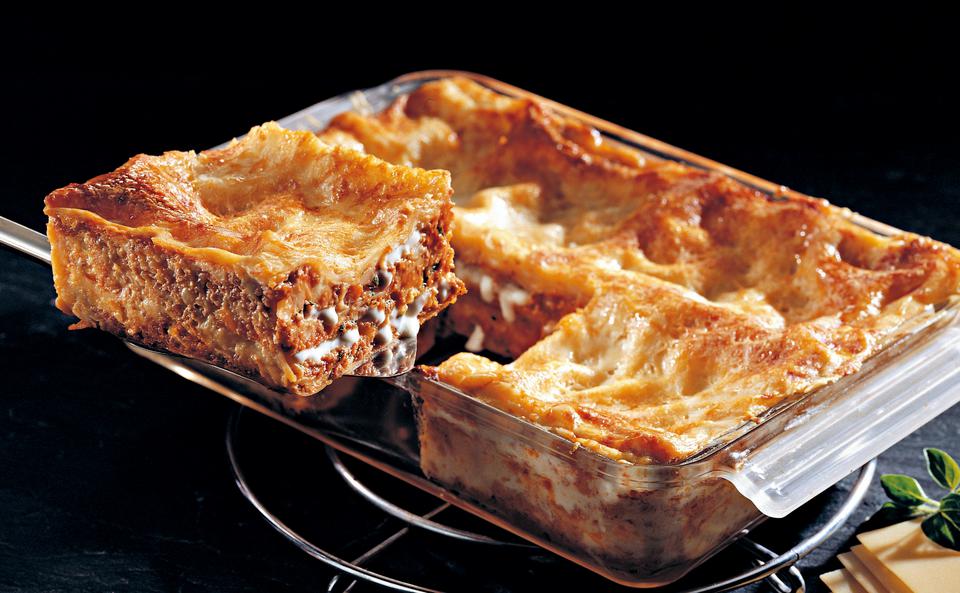 Lasagne al forno mit Ragout