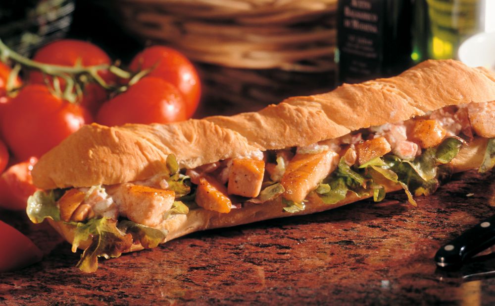 Baguette mit Lachs und Gemüsesauce • Rezept • GUSTO.AT