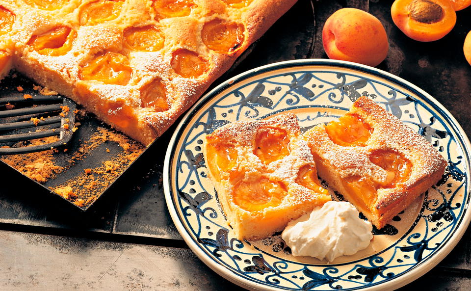 Marillenkuchen vom Blech