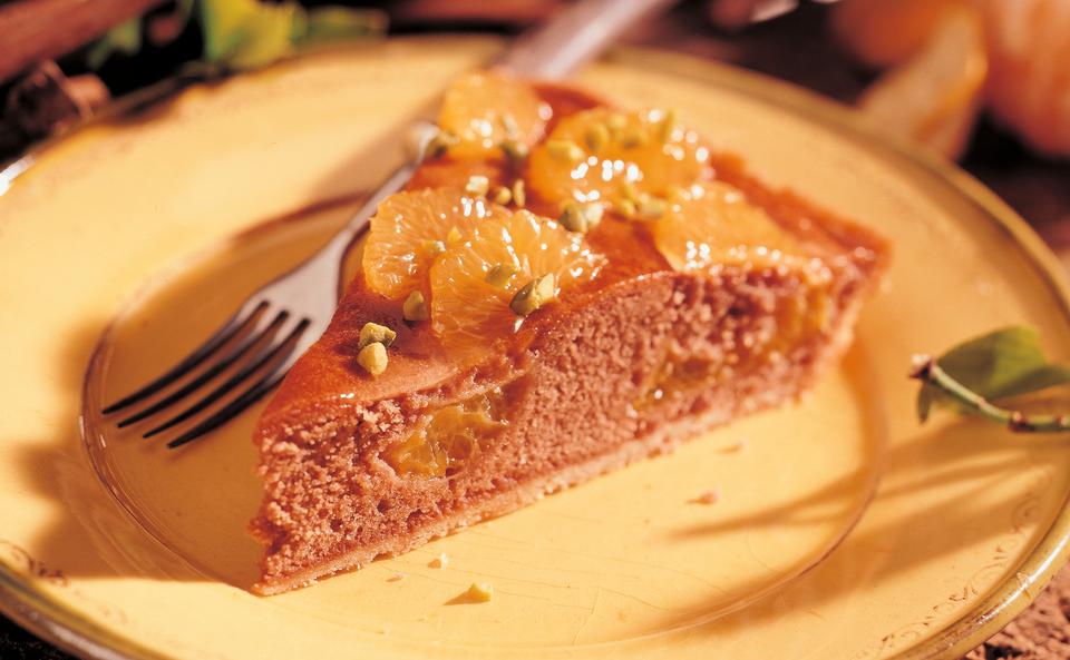 Mandarinen-Tarte mit Marzipan