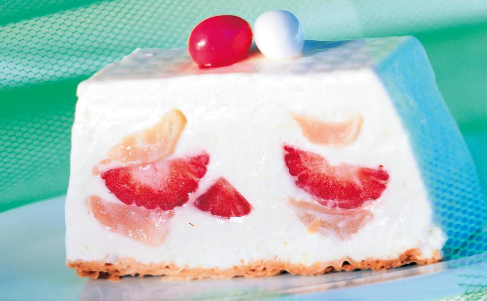 Topfen-Rhabarber-Schnitte