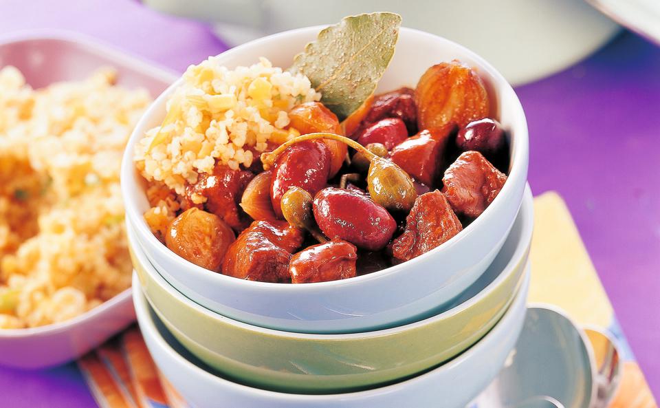 Lamm-Navarin mit Gemüse-Bulgur