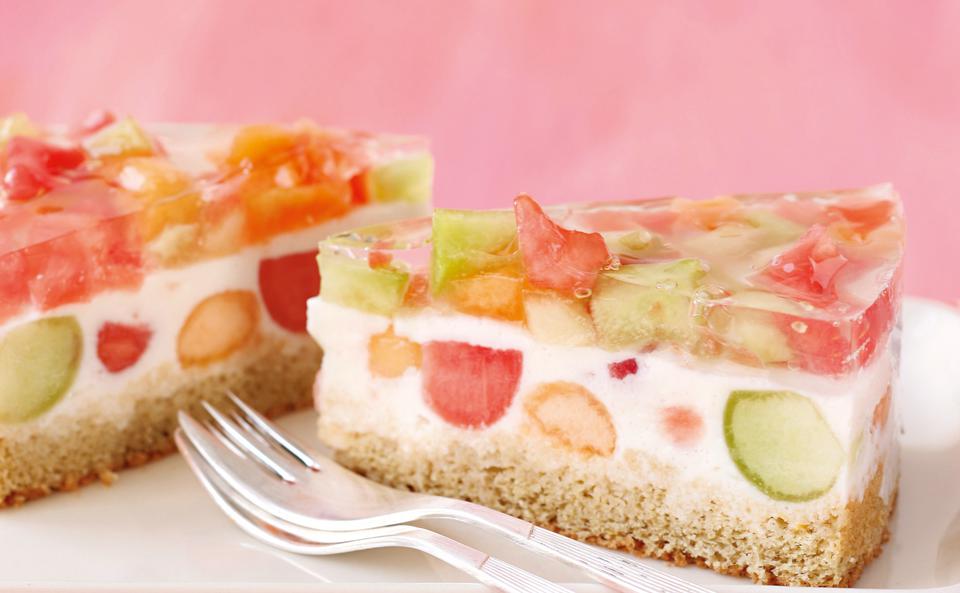 Roggenmehl-Melonen-Sojatorte