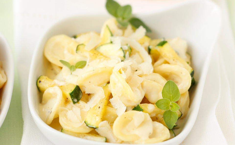 Orecchiette mit Zucchini und Oberssauce