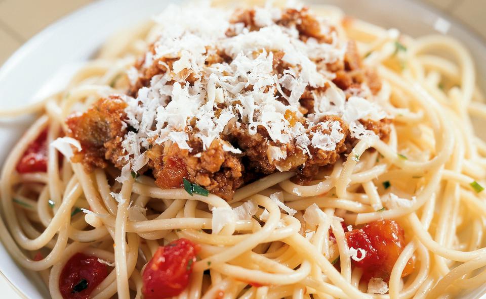 Spaghetti mit Lammsugo