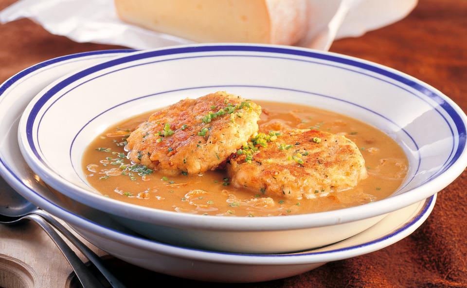 Brennsuppe mit Pressknödel