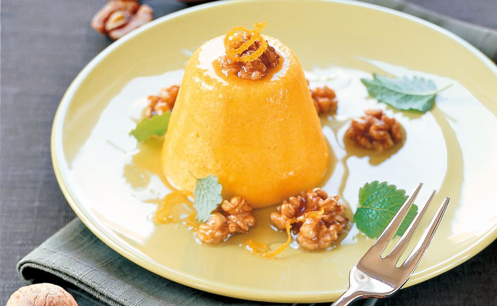 Süße Kürbiscreme mit Honignüssen • Rezept • GUSTO.AT