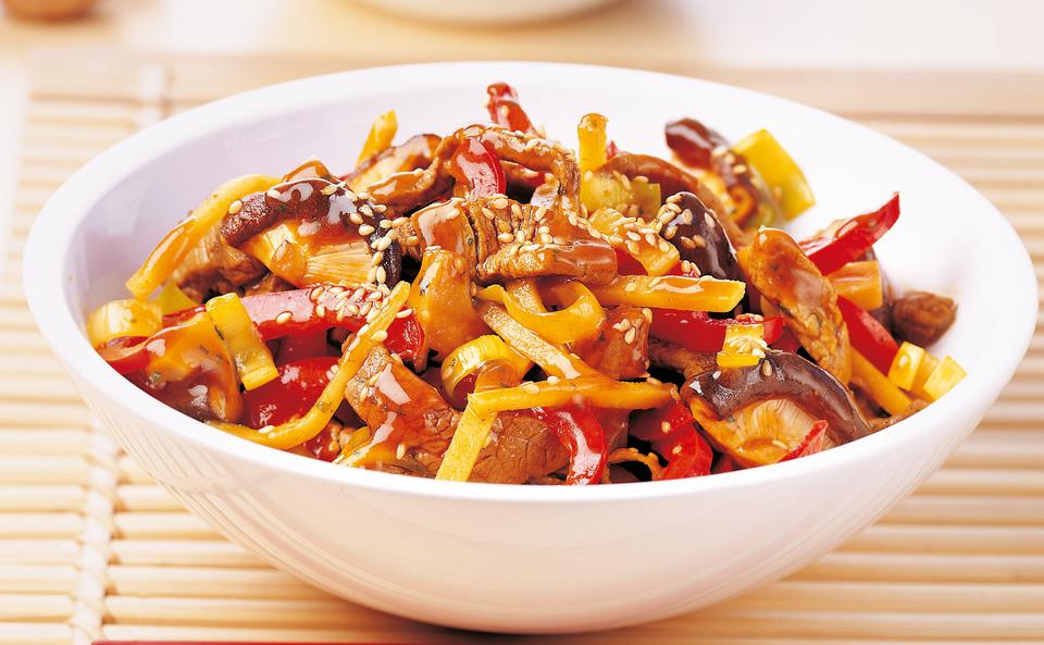 Filetstreifen mit Pilzen • Rezept • GUSTO.AT
