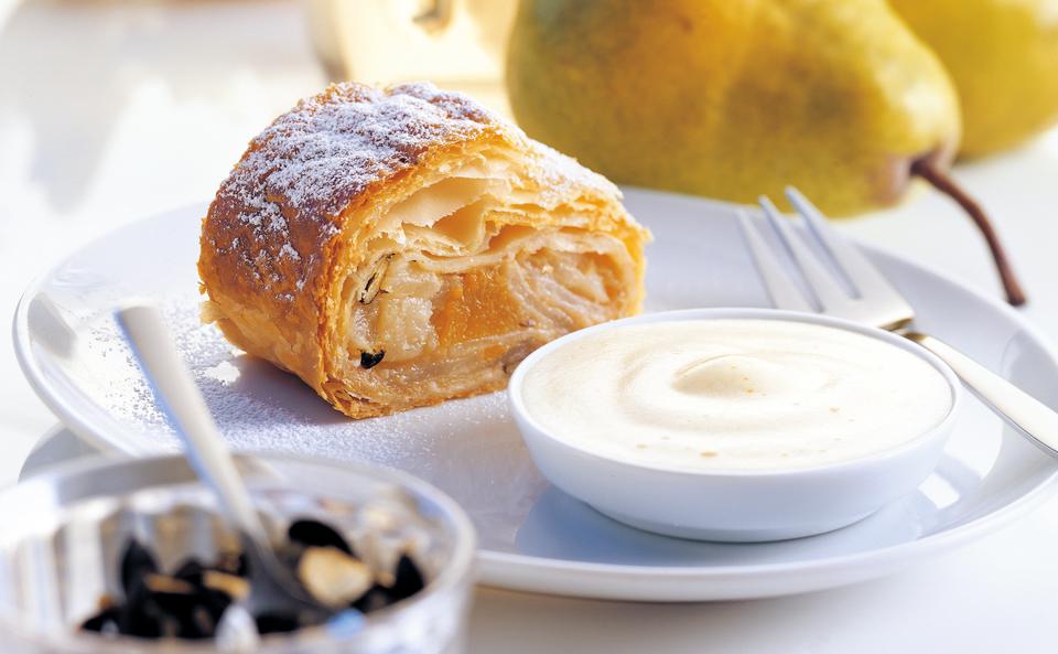 Birnen-Strudel mit Kürbis