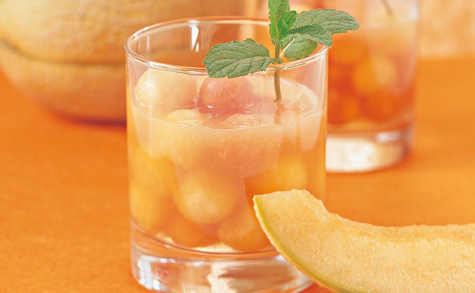 Melonen-Papaya-Drink