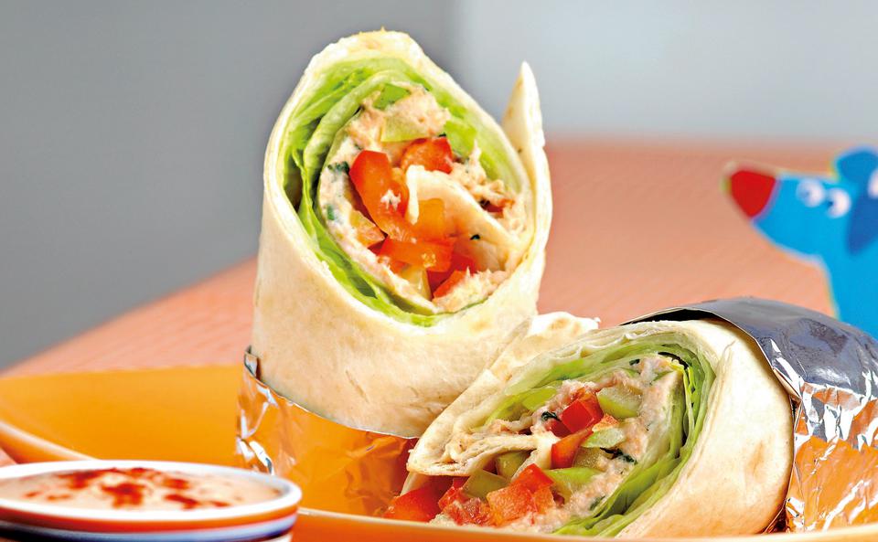 Thunfisch-Wraps