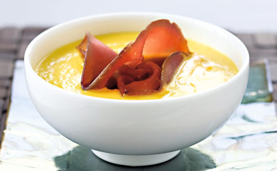 Rübensuppe mit Bündner Fleisch • Rezept • GUSTO.AT