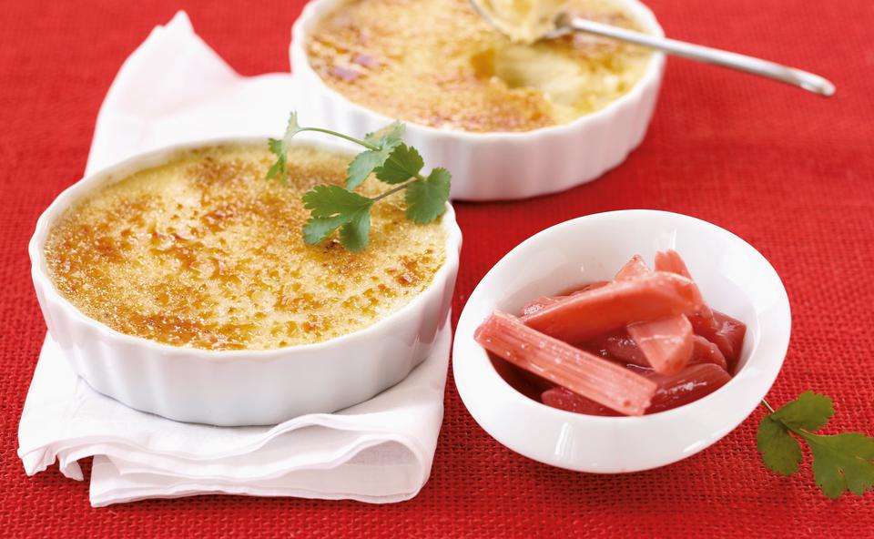 Crème brûlée mit Koriander