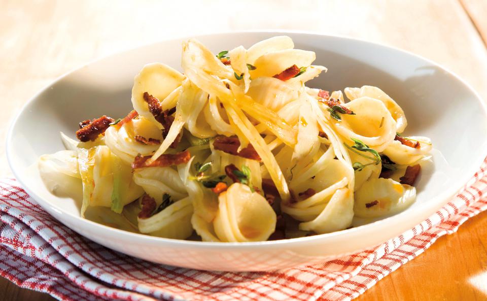 Orecchiette mit Chorizo und Fenchel