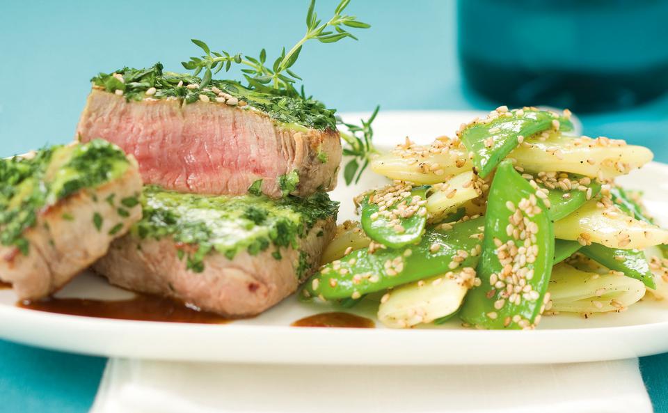 Ministeaks mit Wasabi