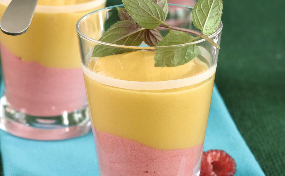 Himbeer-Mango-Mousse