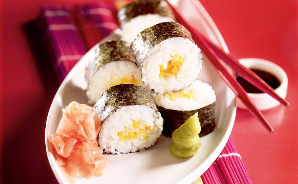 Gemüse-Maki mit Wasabi • Rezept • GUSTO.AT