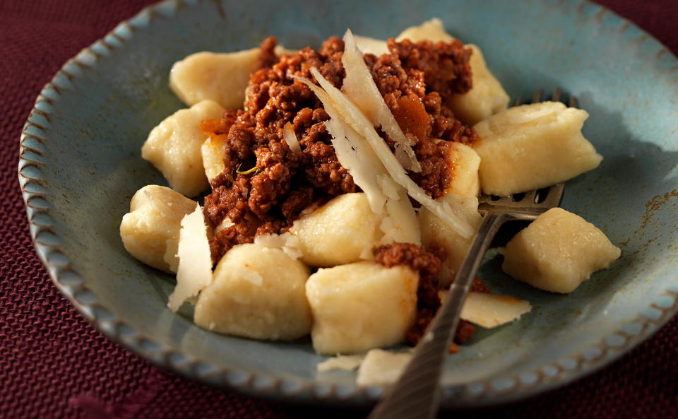 Pecorino-Gnocchi mit Lammsugo