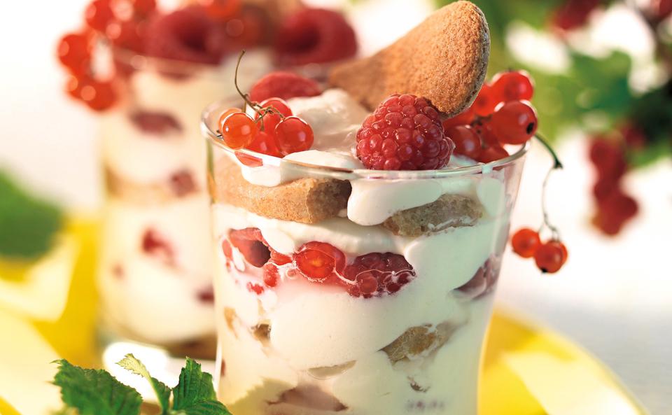 Himbeer-Ribisel-Tiramisu